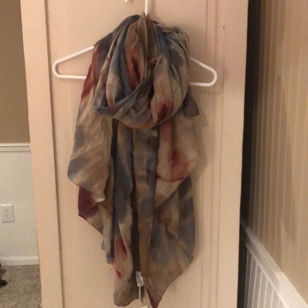 Grace and Lace tie dye scarf
